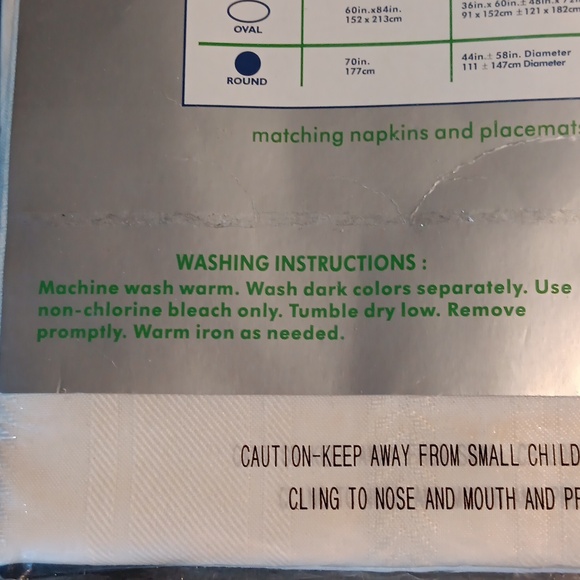 NWT vintage Kmart Trim A Home tablecloth - Picture 5 of 6